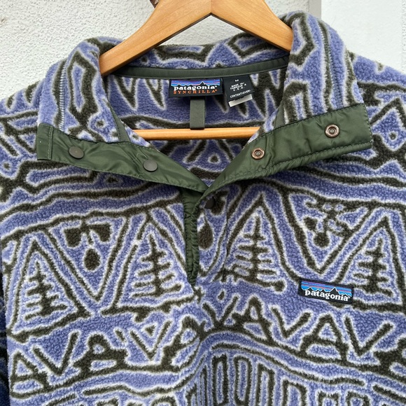 Rare Men's Patagonia Vintage Switchback Fleece 1998 Pullover Jacket (Medium) - Picture 4 of 6